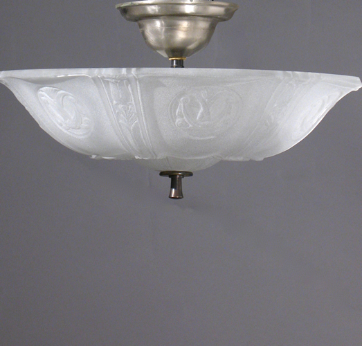 Pair of Flush Art Deco Fixtures